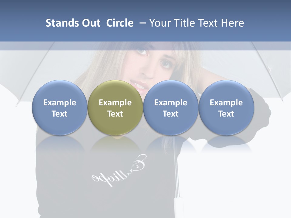 Smiling People Studio PowerPoint Template