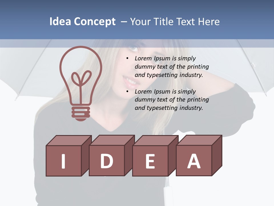 Smiling People Studio PowerPoint Template