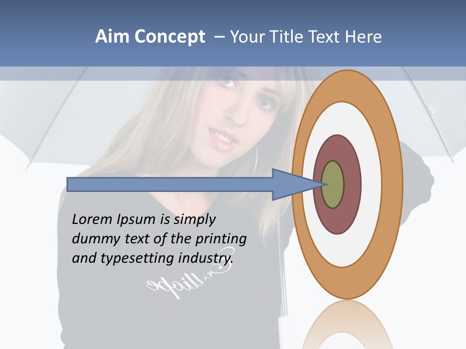 Smiling People Studio PowerPoint Template