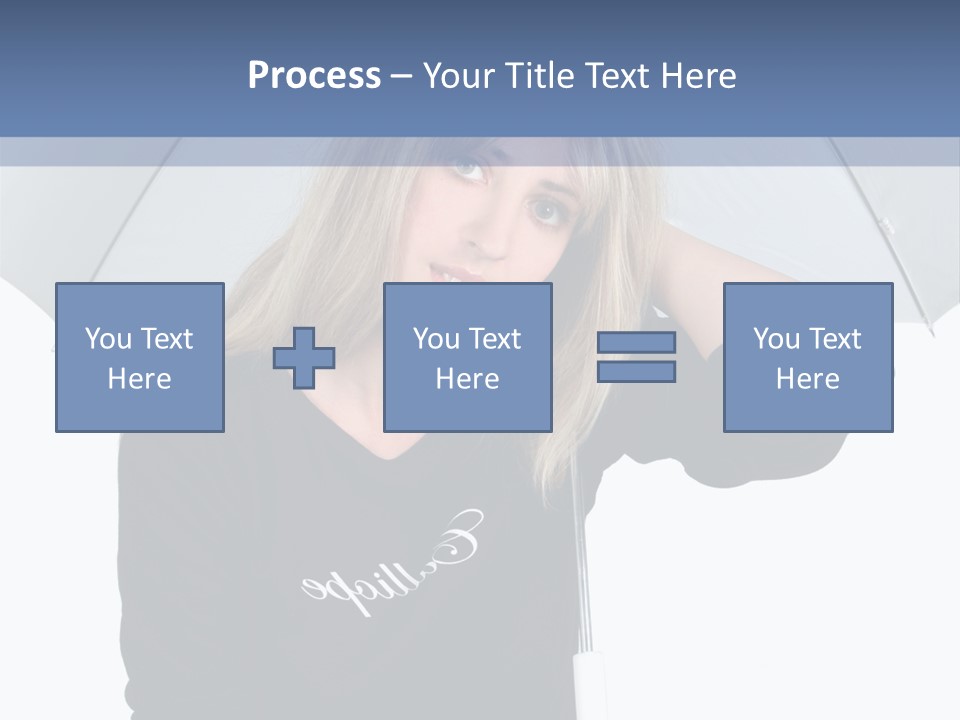 Smiling People Studio PowerPoint Template
