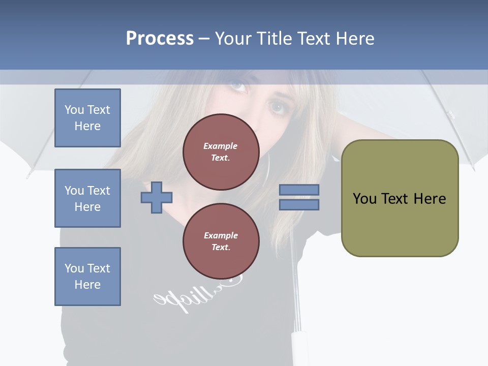 Smiling People Studio PowerPoint Template