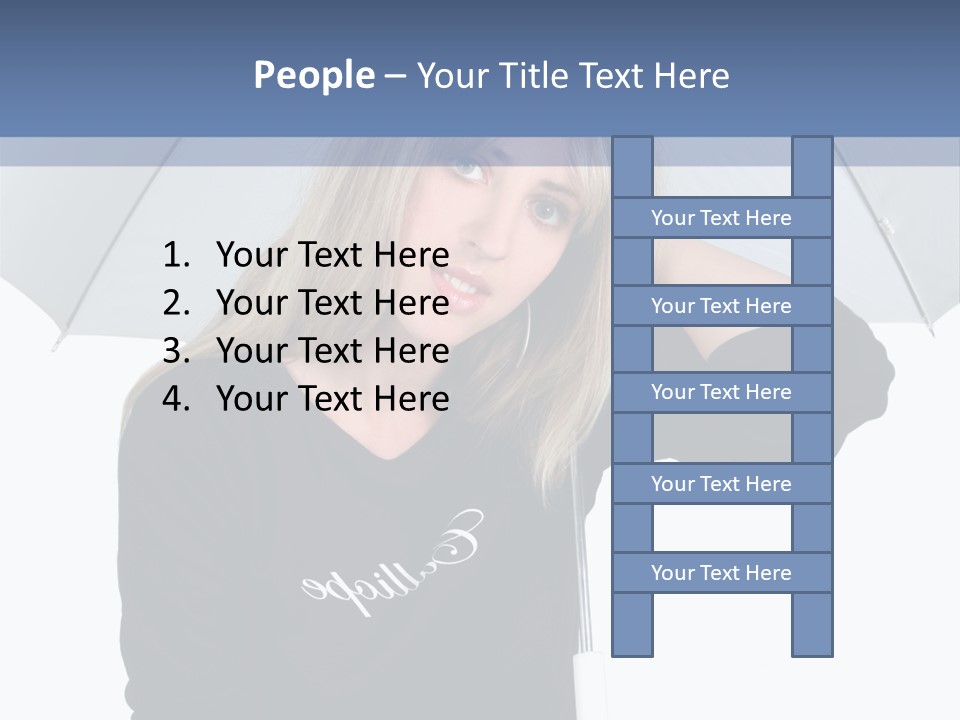 Smiling People Studio PowerPoint Template