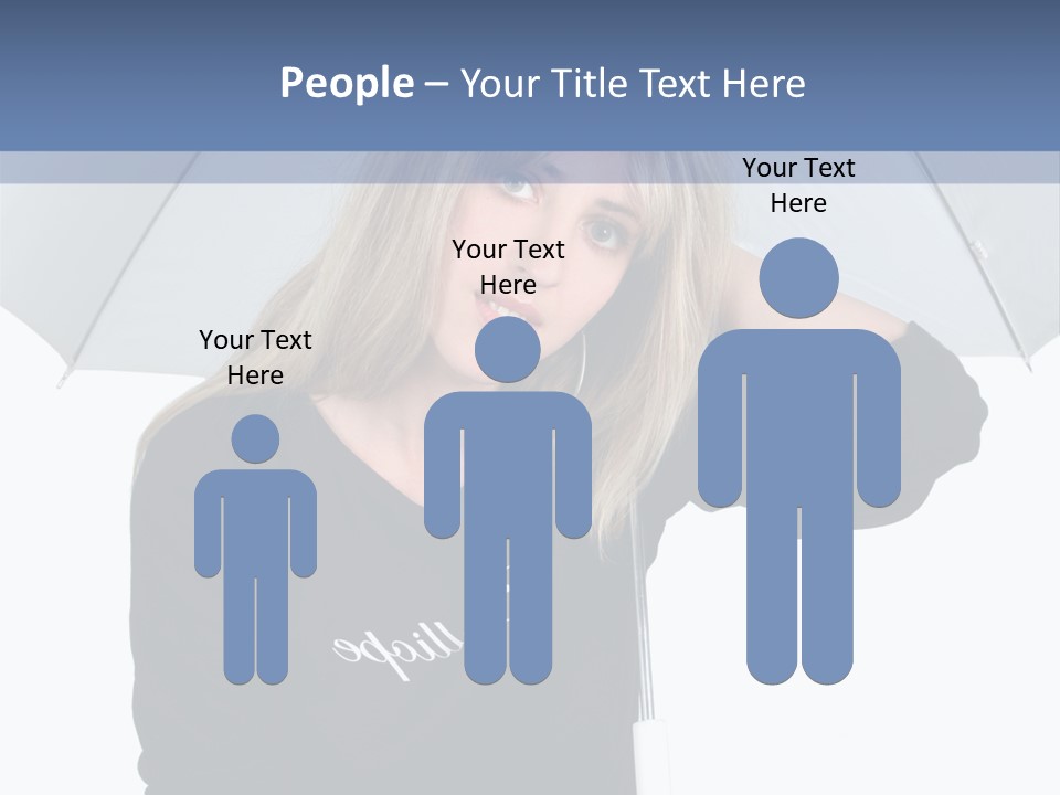 Smiling People Studio PowerPoint Template