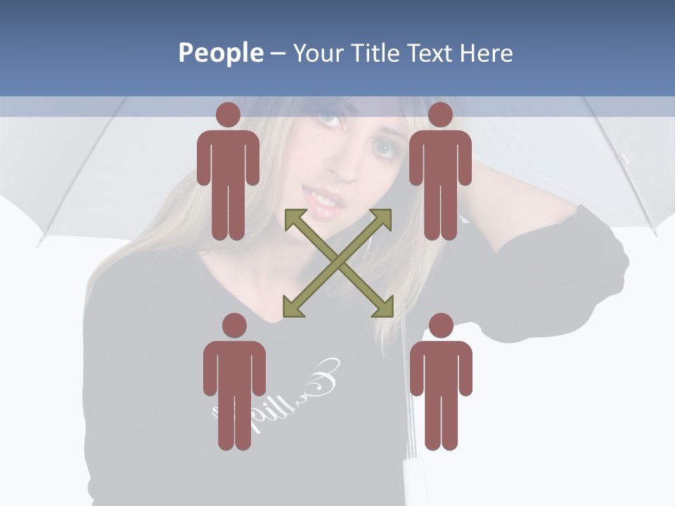 Smiling People Studio PowerPoint Template