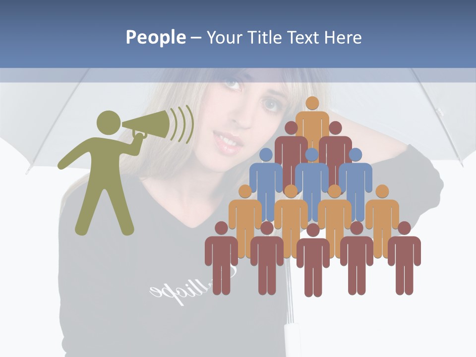 Smiling People Studio PowerPoint Template