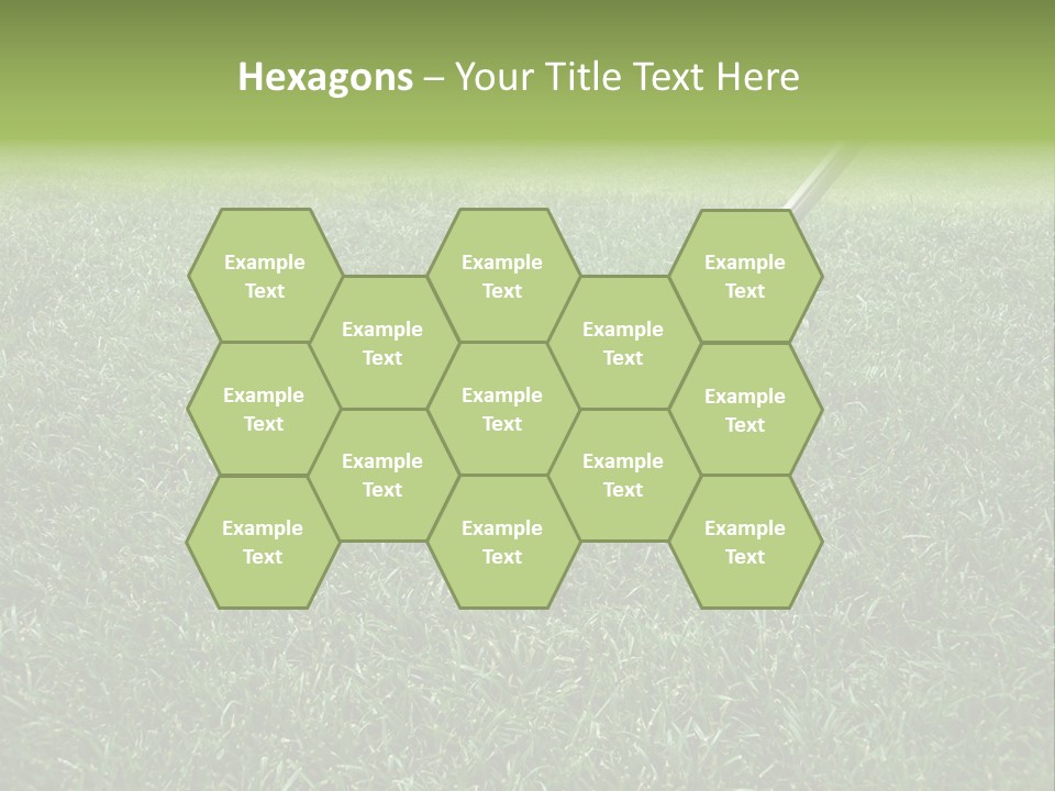 Golfer Tiger Woods Golfing PowerPoint Template