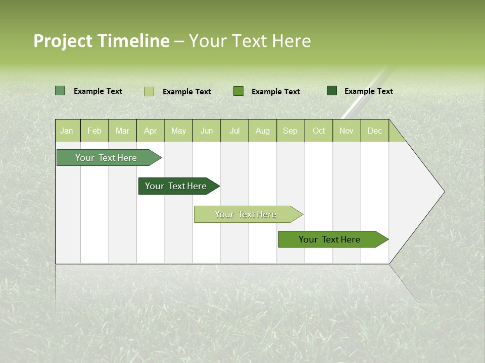 Golfer Tiger Woods Golfing PowerPoint Template