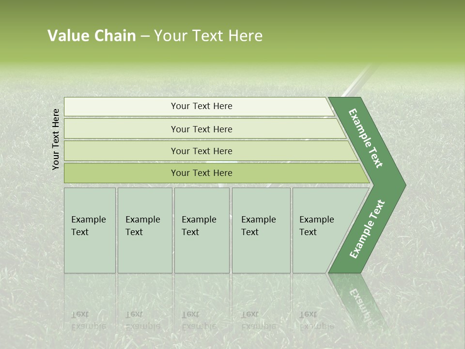 Golfer Tiger Woods Golfing PowerPoint Template