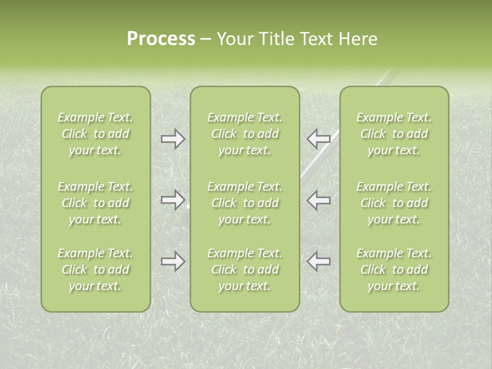 Golfer Tiger Woods Golfing PowerPoint Template