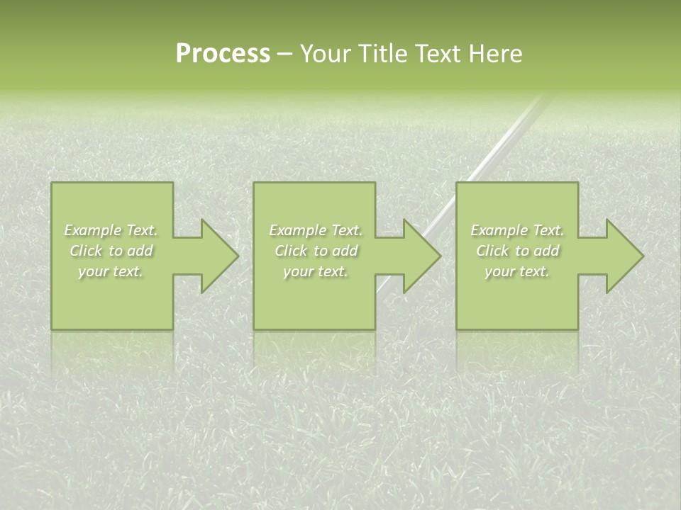 Golfer Tiger Woods Golfing PowerPoint Template