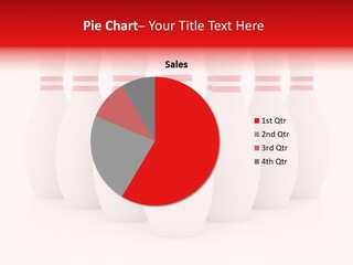 Pin Competitive Bowling PowerPoint Template