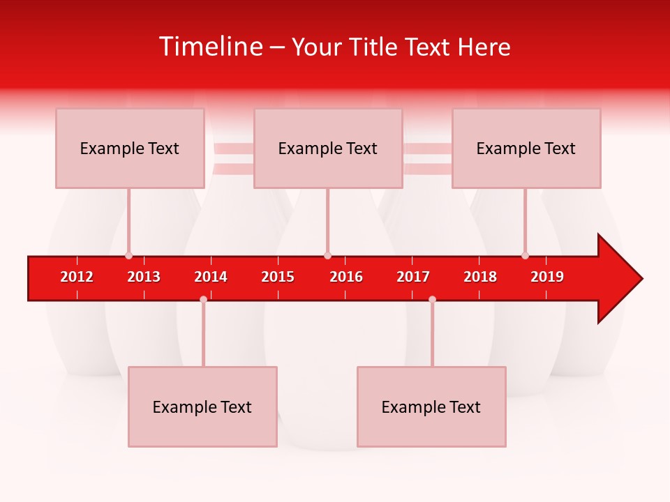 Pin Competitive Bowling PowerPoint Template