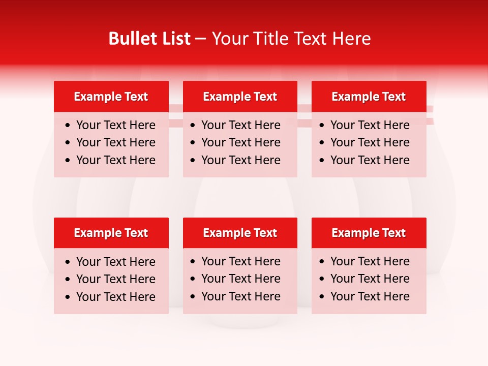 Pin Competitive Bowling PowerPoint Template