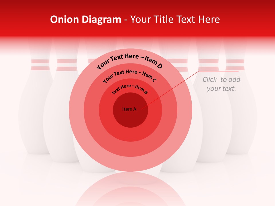 Pin Competitive Bowling PowerPoint Template