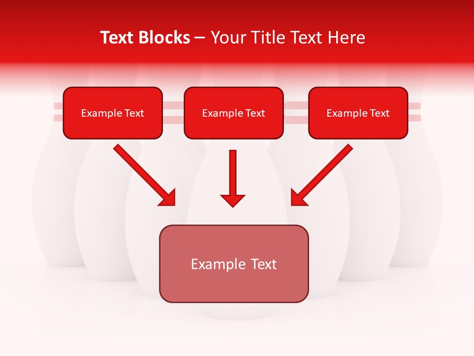 Pin Competitive Bowling PowerPoint Template