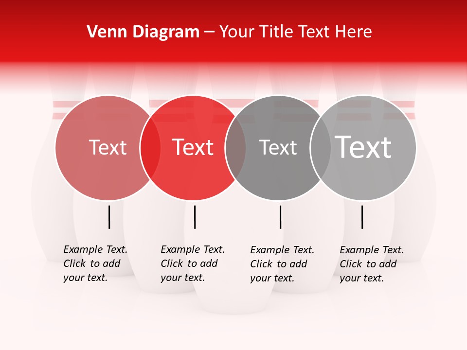 Pin Competitive Bowling PowerPoint Template