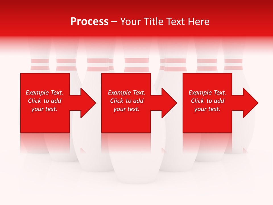Pin Competitive Bowling PowerPoint Template