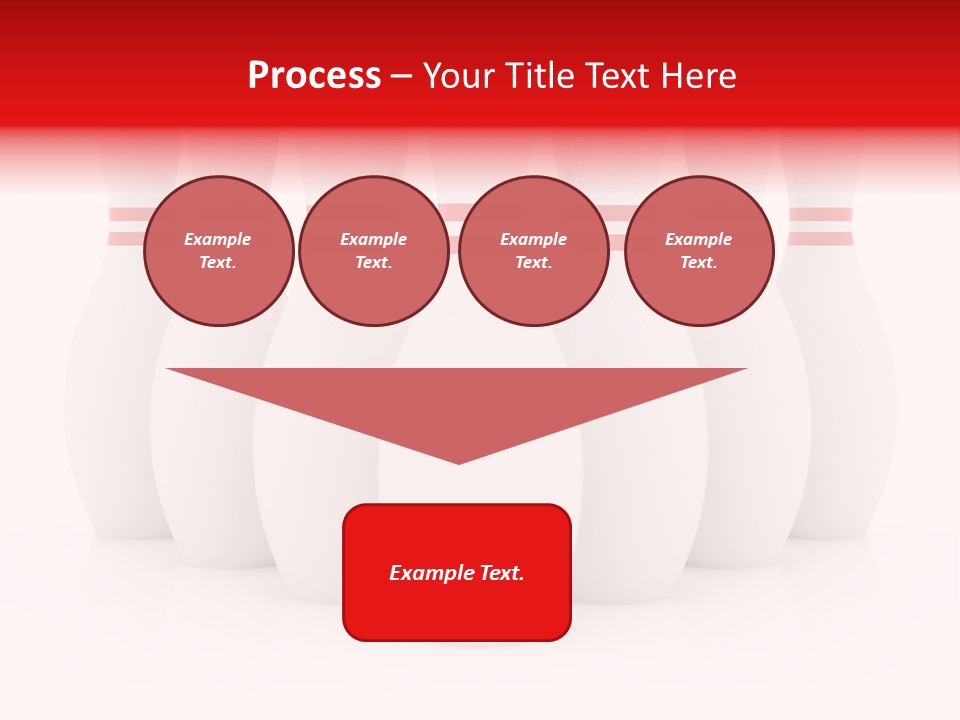 Pin Competitive Bowling PowerPoint Template