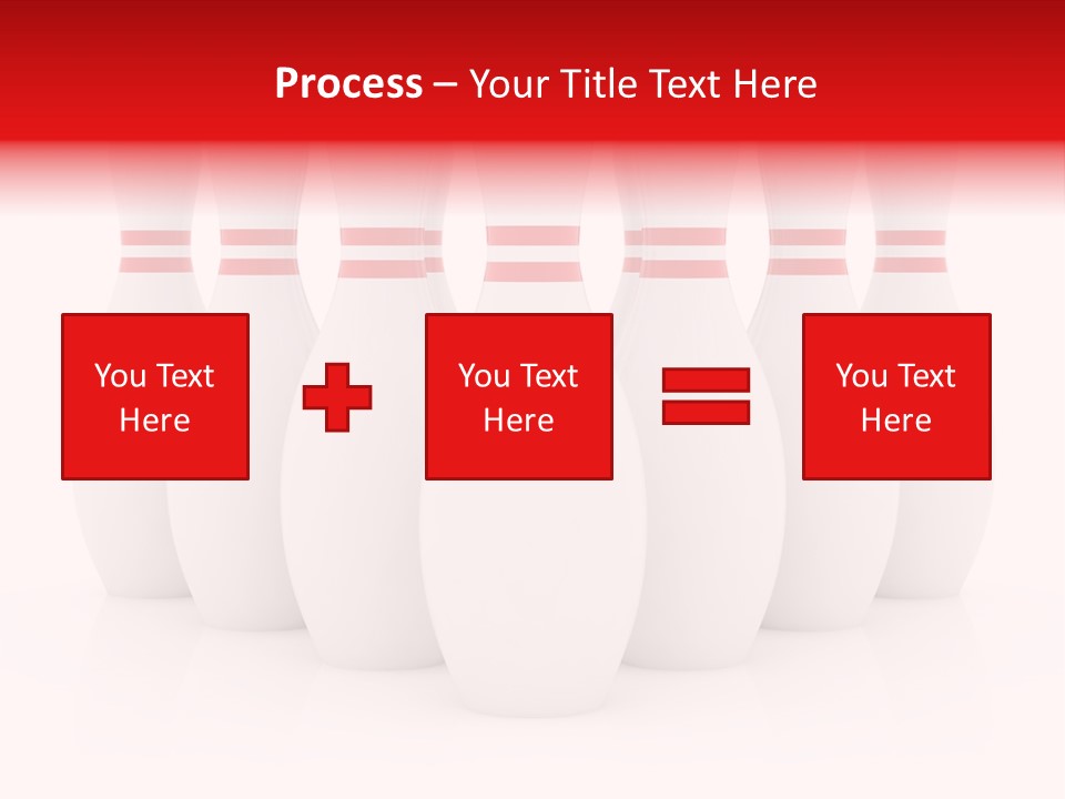 Pin Competitive Bowling PowerPoint Template