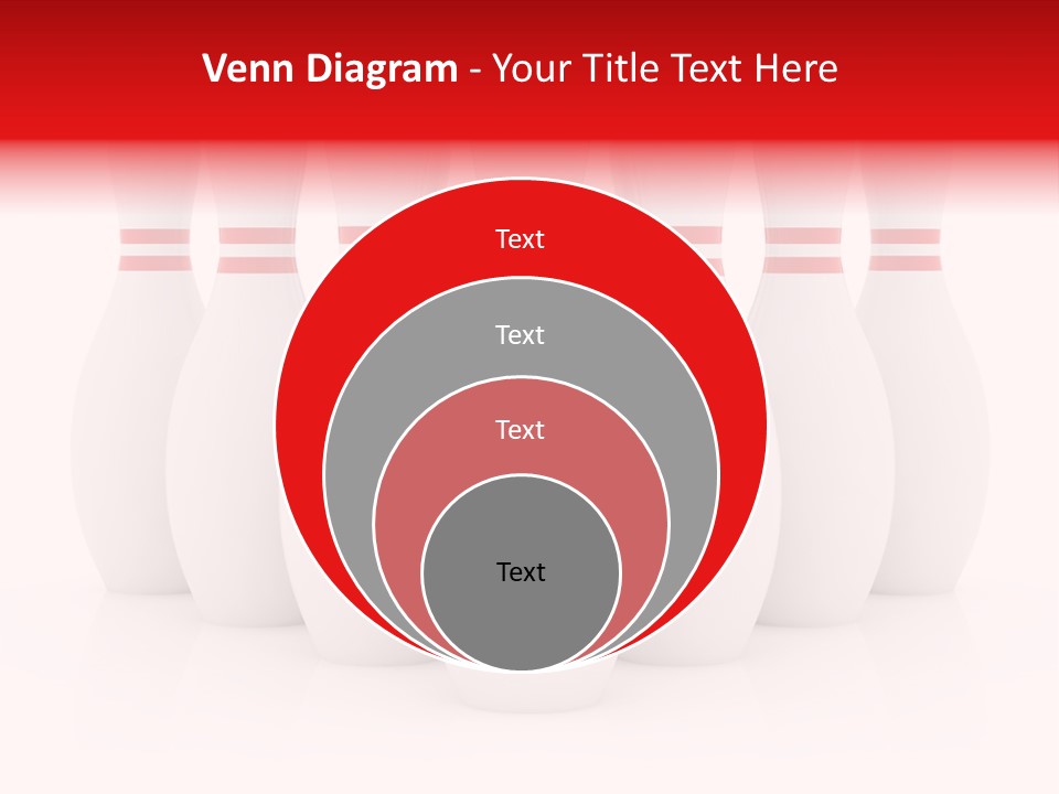 Pin Competitive Bowling PowerPoint Template