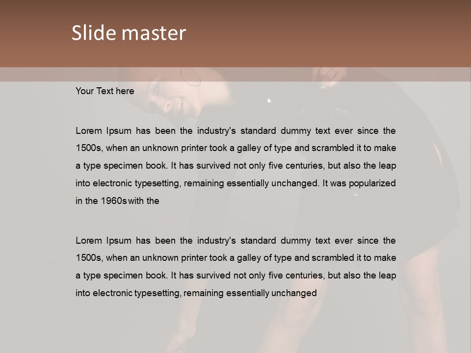 Merry Cheery Brown PowerPoint Template