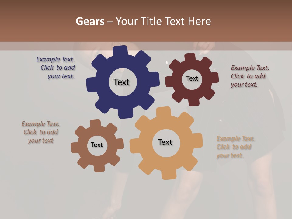 Merry Cheery Brown PowerPoint Template