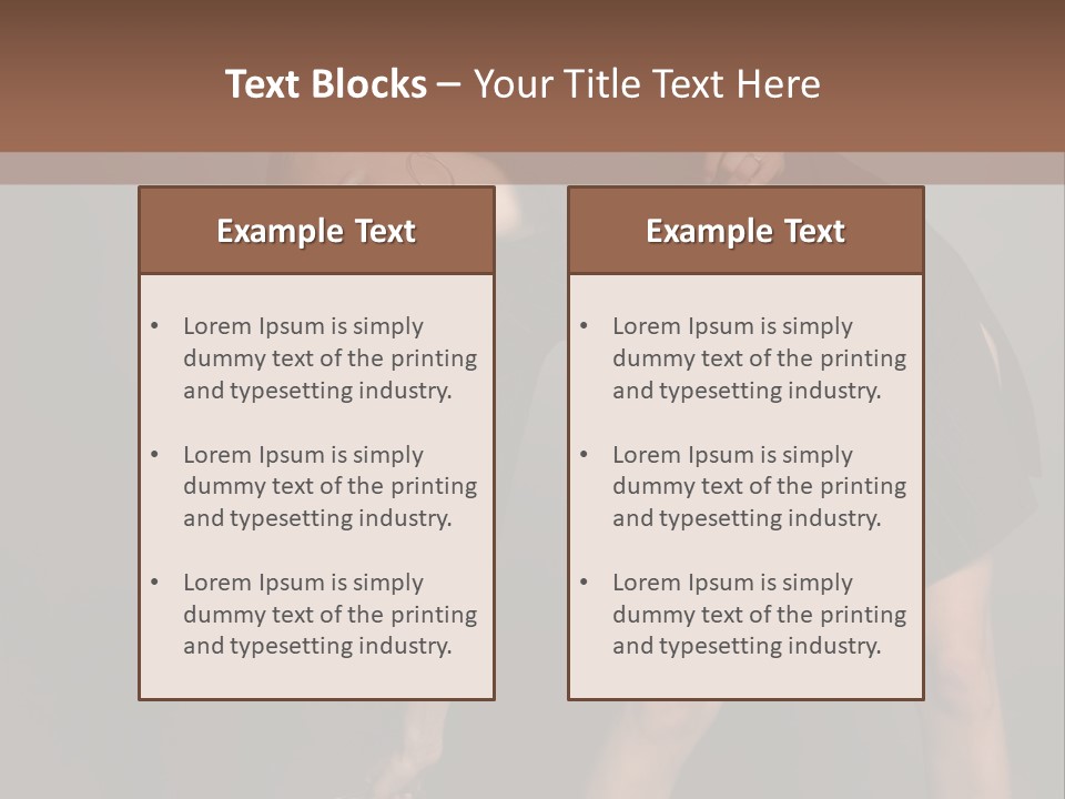 Merry Cheery Brown PowerPoint Template
