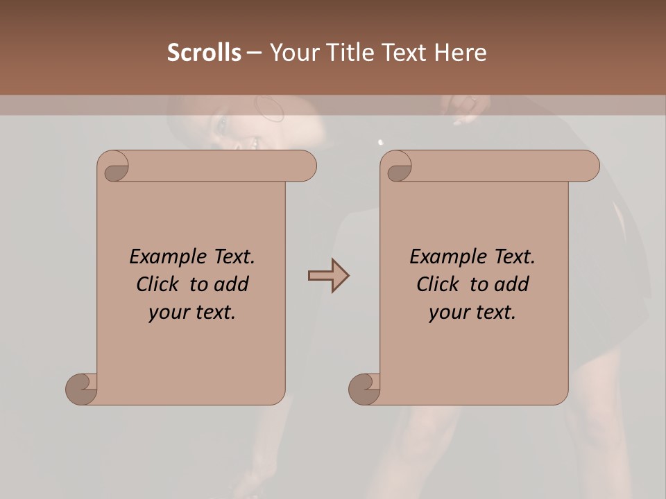 Merry Cheery Brown PowerPoint Template