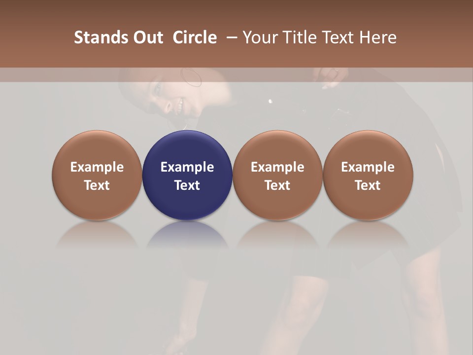 Merry Cheery Brown PowerPoint Template