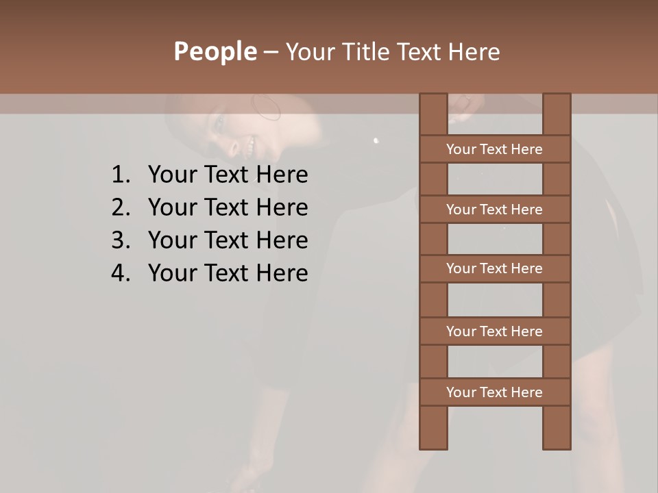 Merry Cheery Brown PowerPoint Template