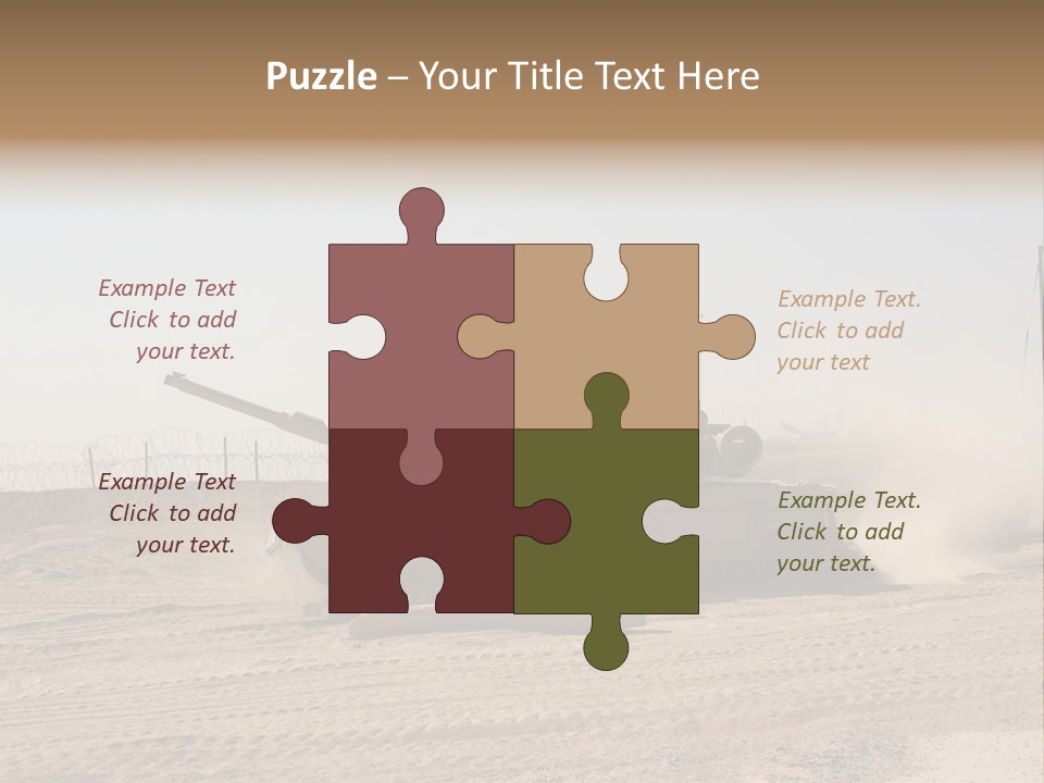 War Army Patrol PowerPoint Template