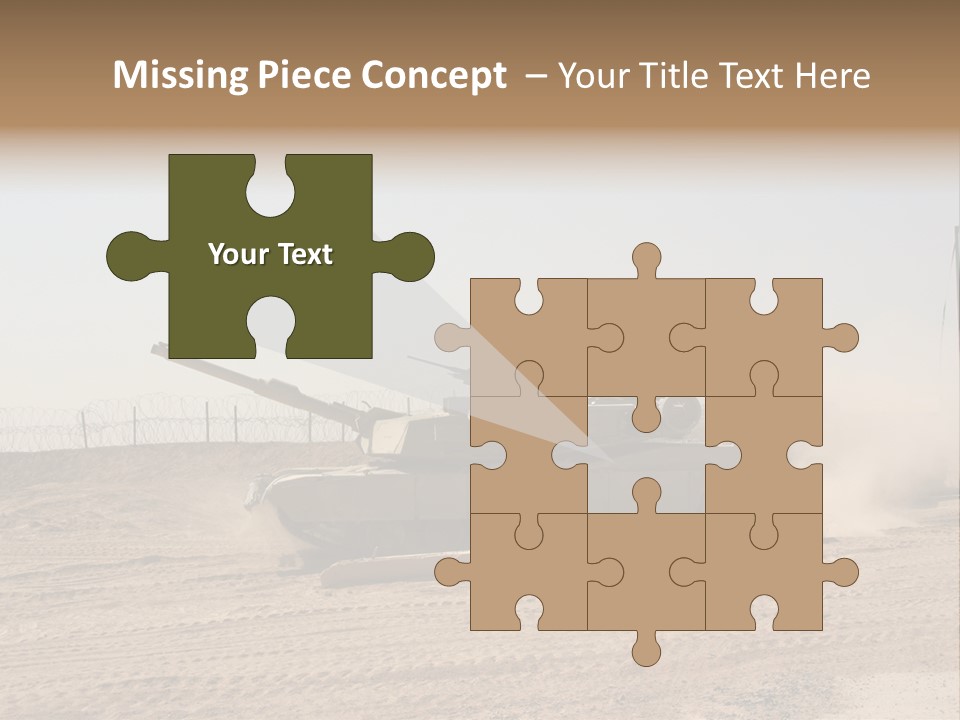 War Army Patrol PowerPoint Template