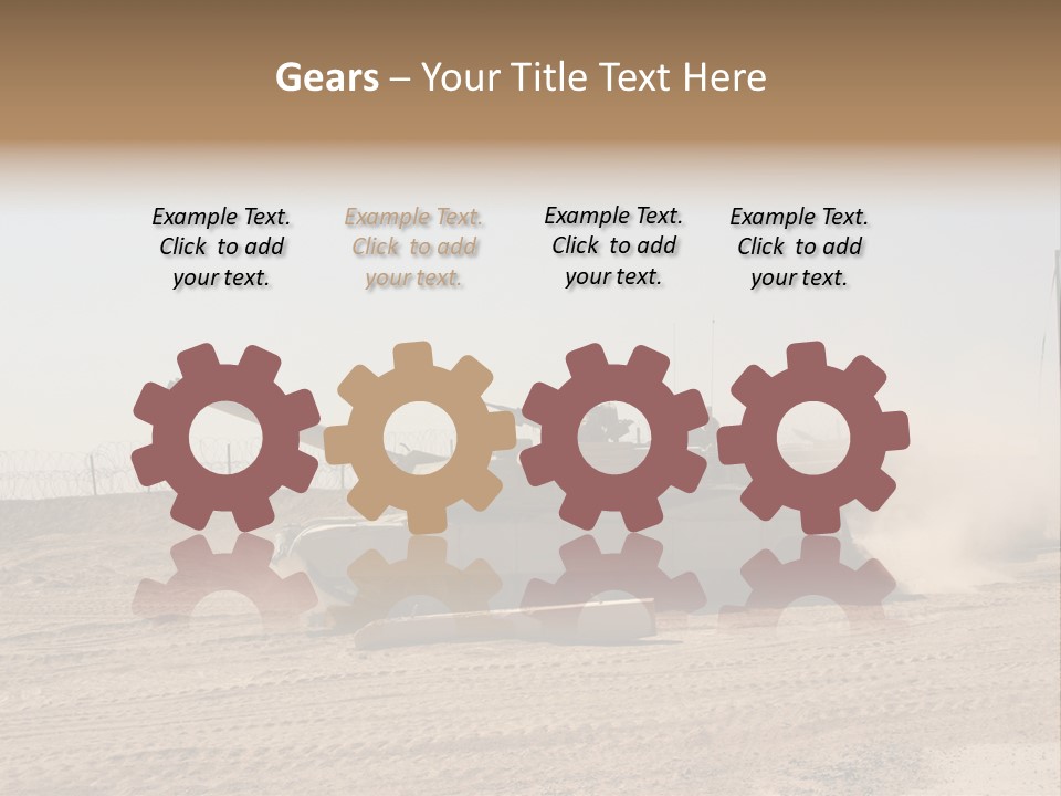 War Army Patrol PowerPoint Template