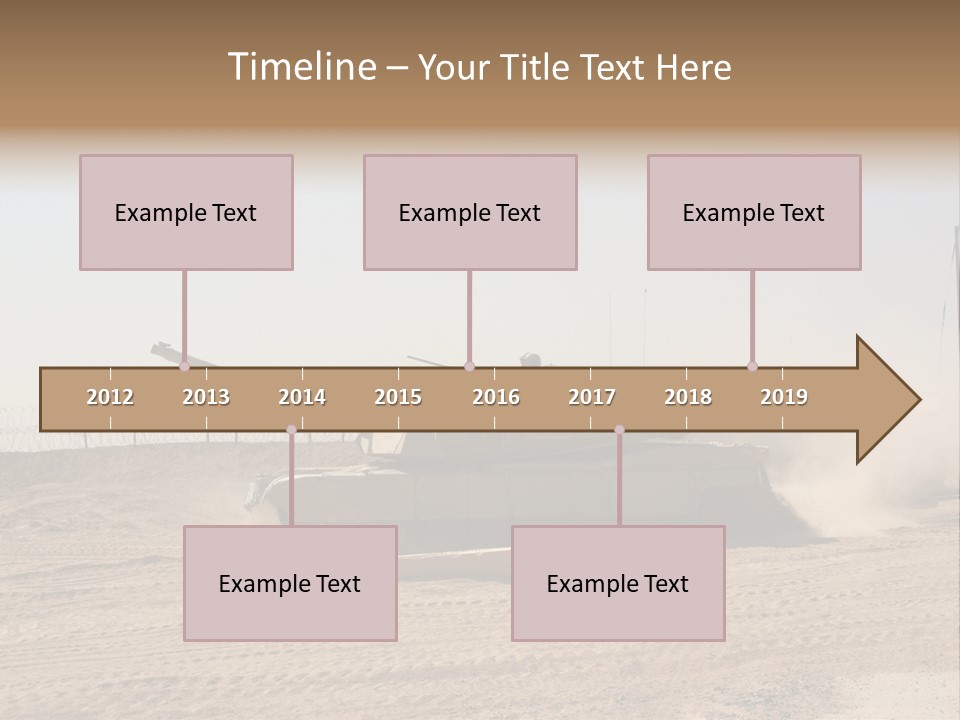 War Army Patrol PowerPoint Template