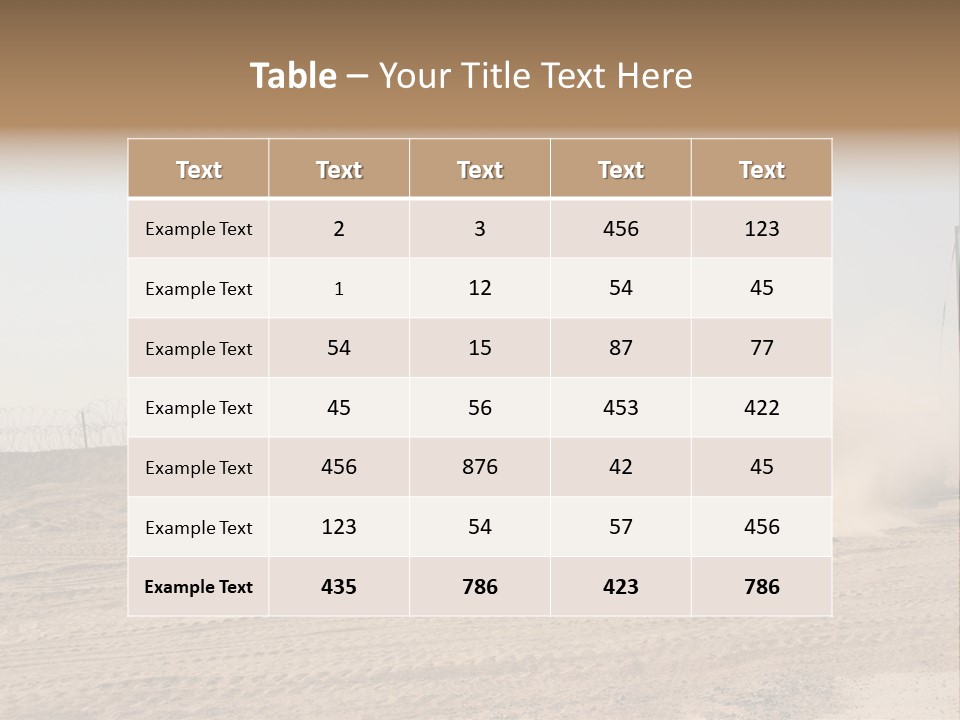 War Army Patrol PowerPoint Template