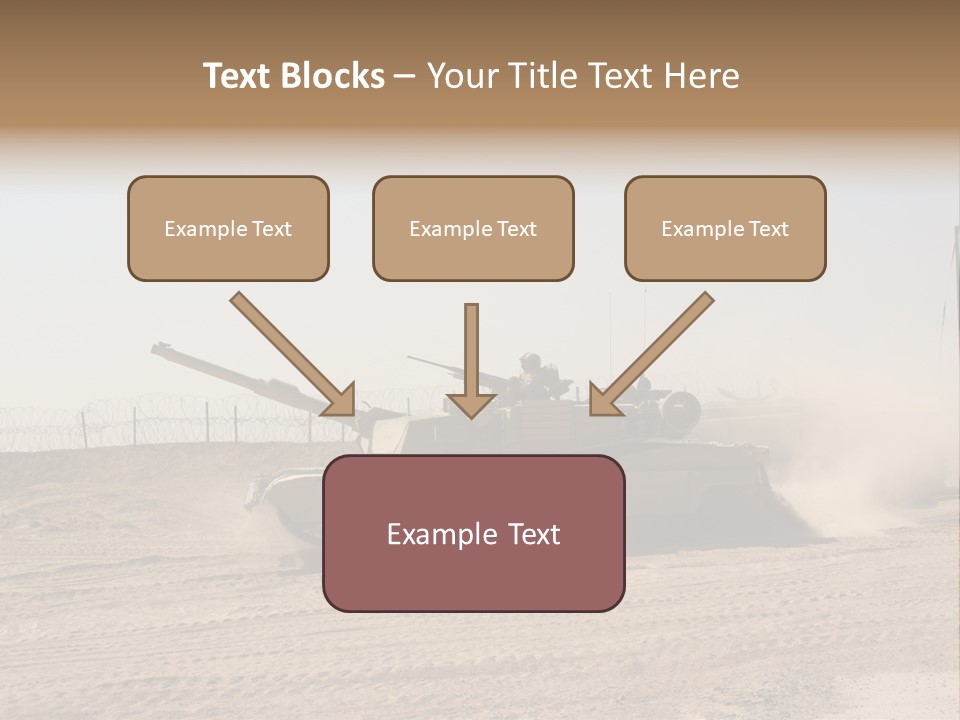 War Army Patrol PowerPoint Template