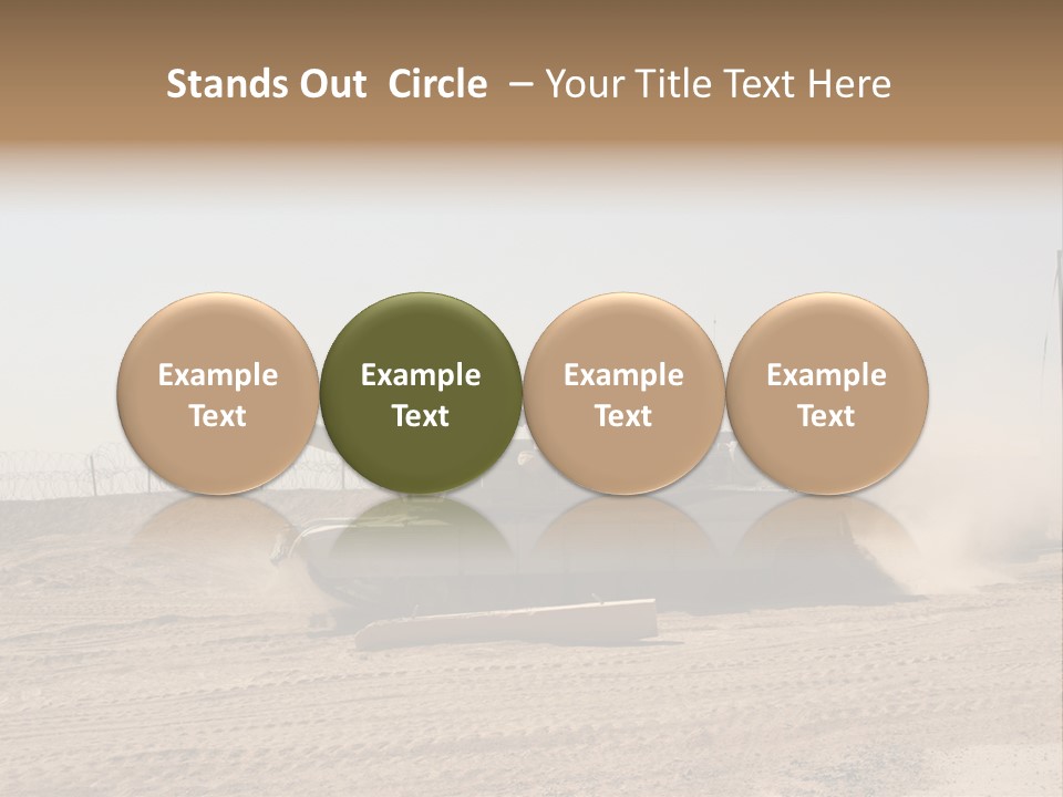 War Army Patrol PowerPoint Template