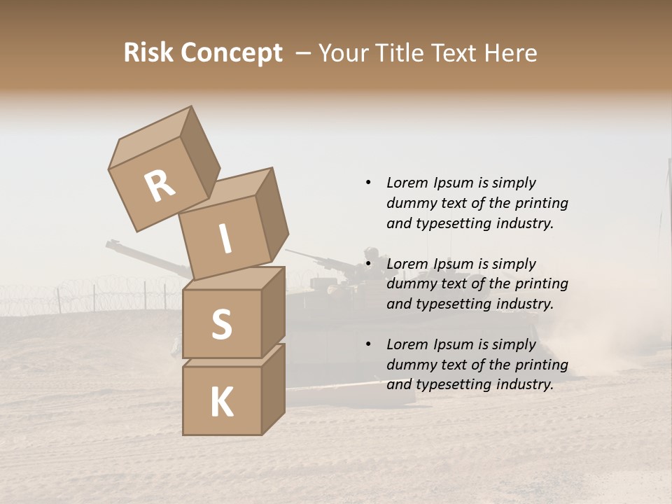 War Army Patrol PowerPoint Template