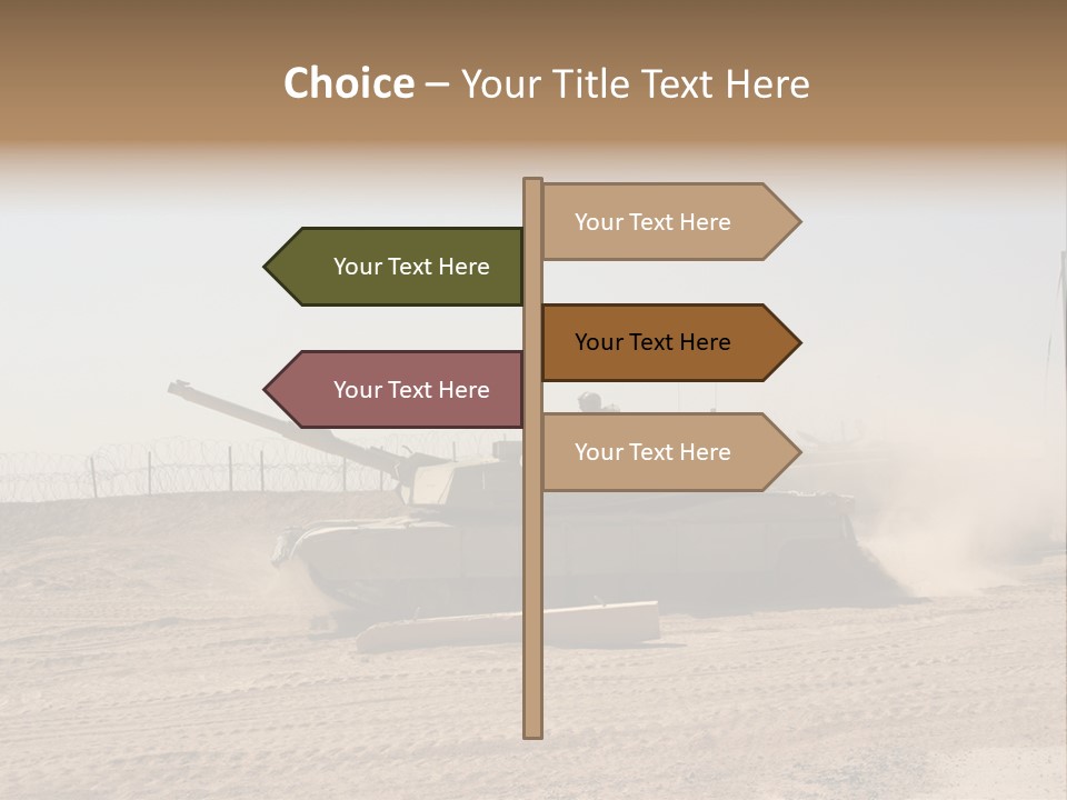 War Army Patrol PowerPoint Template