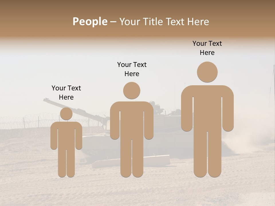 War Army Patrol PowerPoint Template