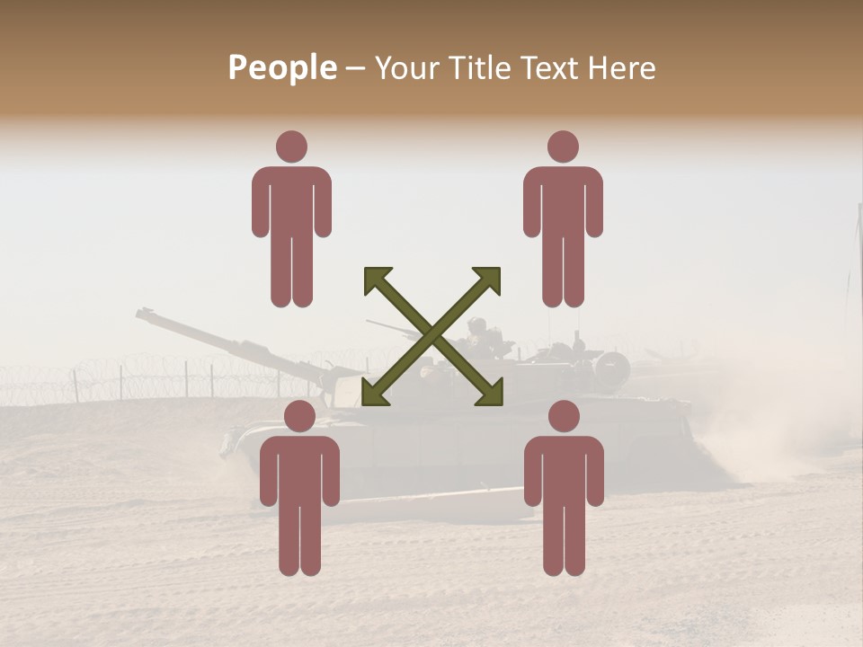 War Army Patrol PowerPoint Template