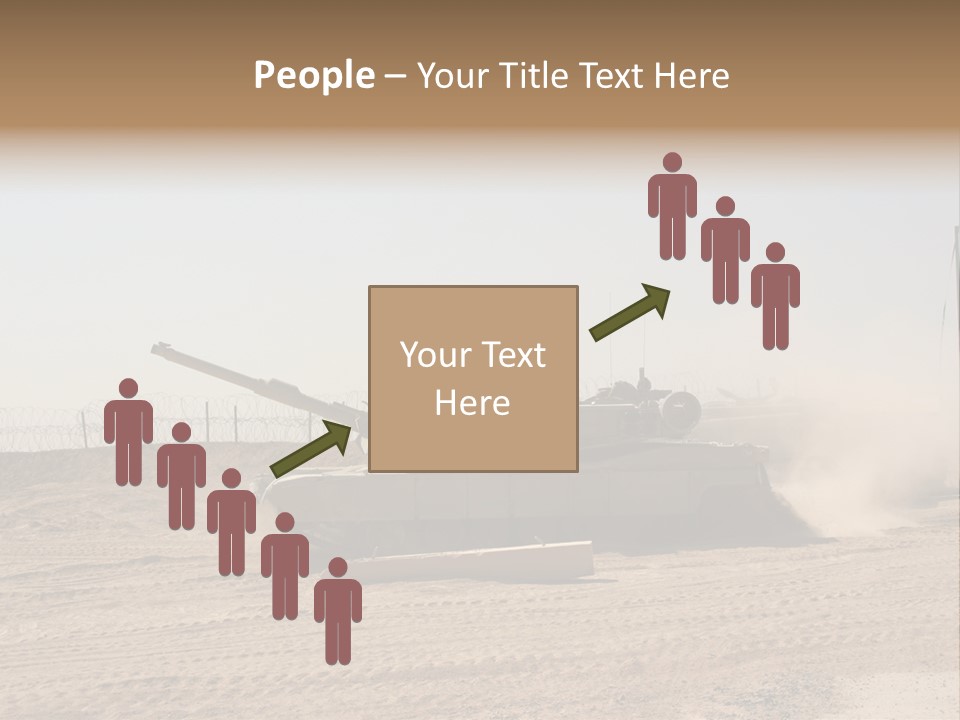 War Army Patrol PowerPoint Template