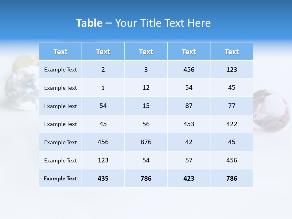 Treasure Stone Precious Stones PowerPoint Template