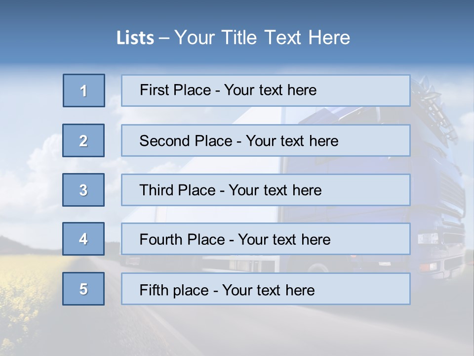 Diesel Deadline Good PowerPoint Template