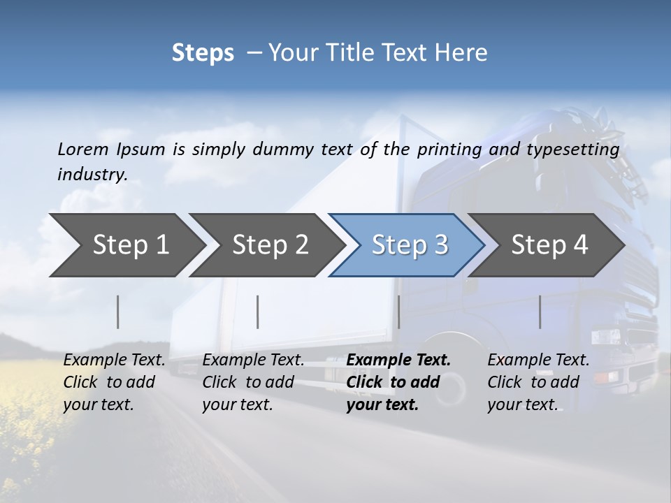 Diesel Deadline Good PowerPoint Template