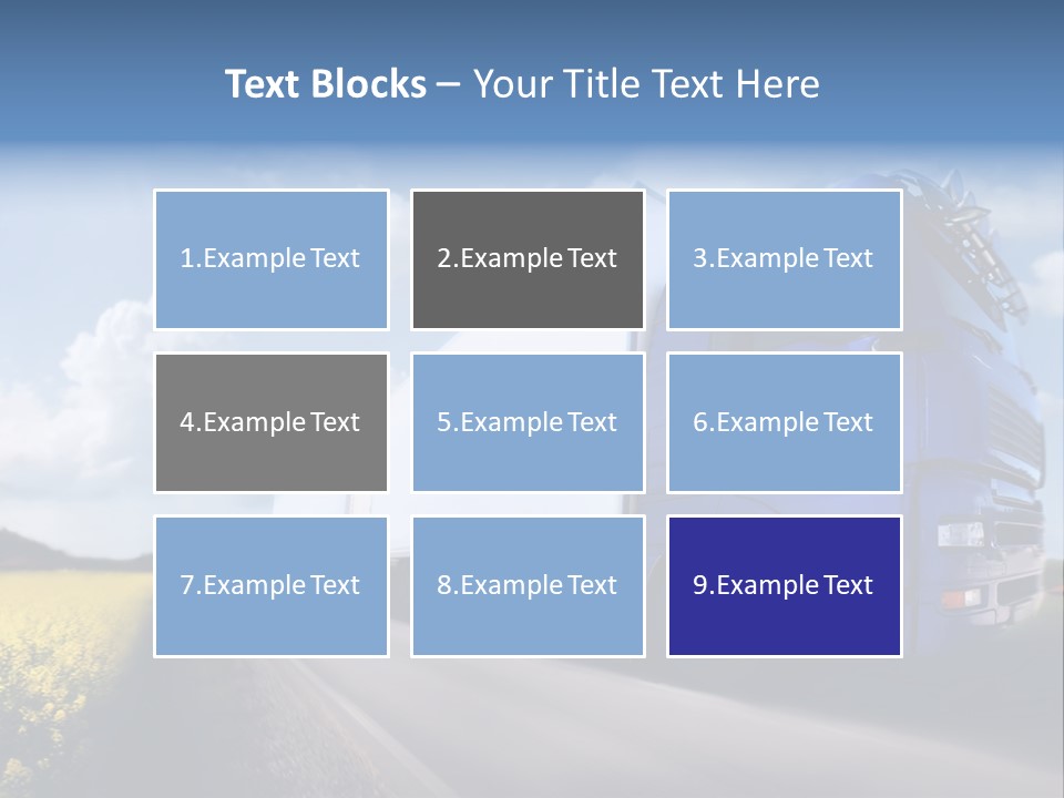 Diesel Deadline Good PowerPoint Template