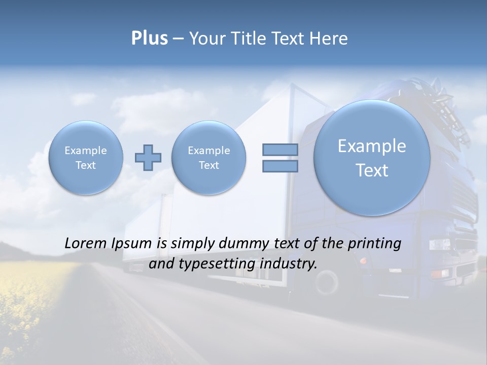 Diesel Deadline Good PowerPoint Template