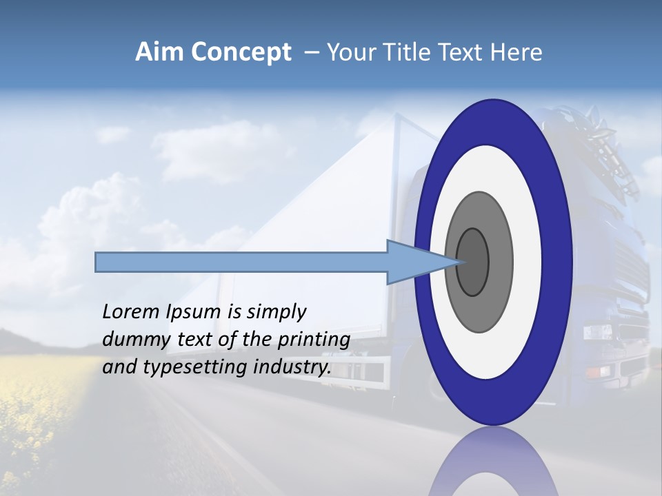 Diesel Deadline Good PowerPoint Template