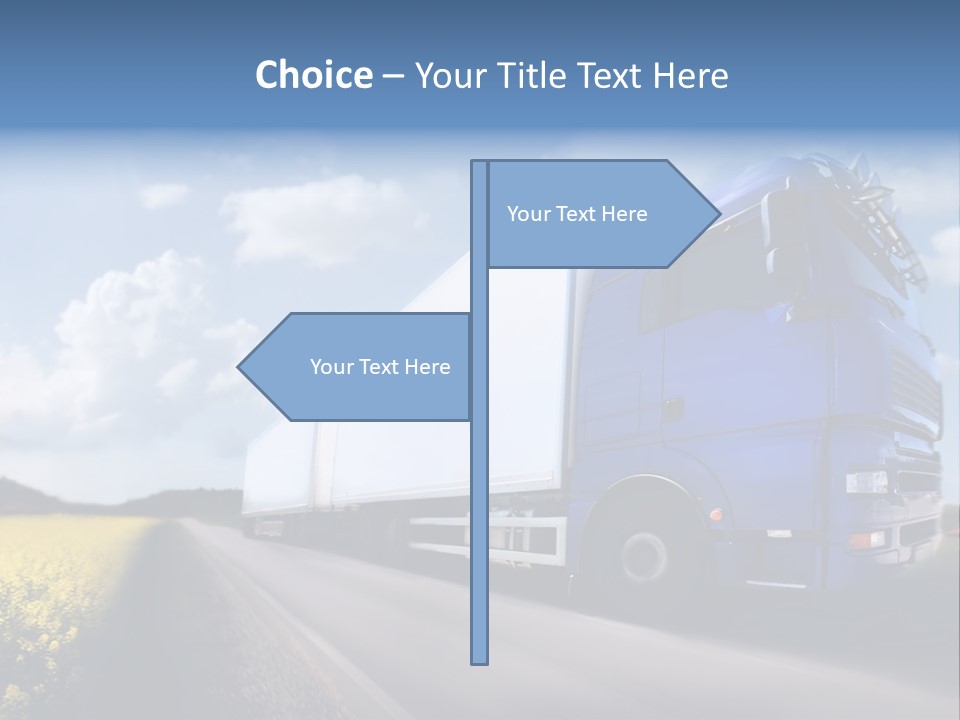 Diesel Deadline Good PowerPoint Template