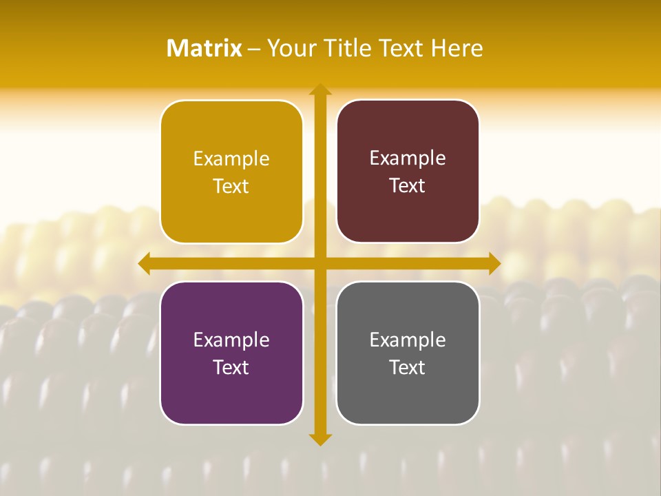 Kernel Corn Seed PowerPoint Template
